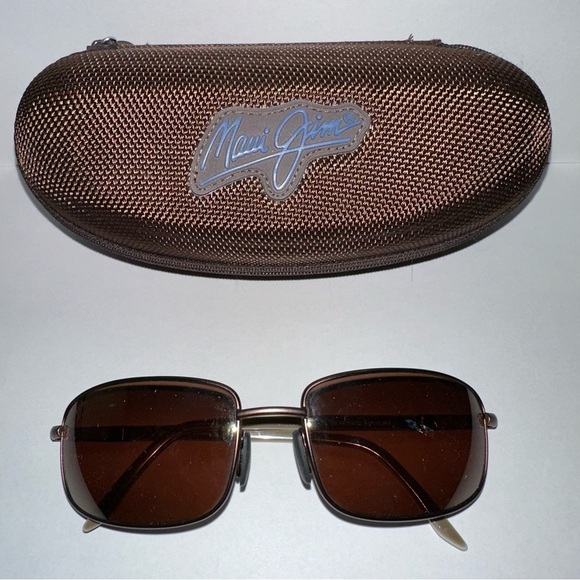 Maui Jim Sunglasses MJ 206-20 Harbor Bronze Tortoise Made in Italy - Picture 1 of 13